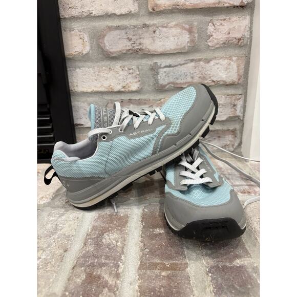 Astral TR1 Mesh Trail Running Shoes Women's Size 9 Blue & Gray Lace Up Hiking - Picture 1 of 16